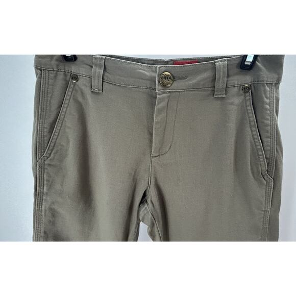 V CHRISTINA Sage Green 4-Pocket Jeans Stretch Sage Green Size 2 EUC. - Picture 8 of 12